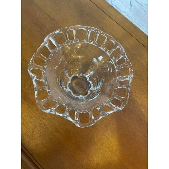 Vintage Duncan Miller Lace Edge Bowl Centerpiece - Picture 3 of 7